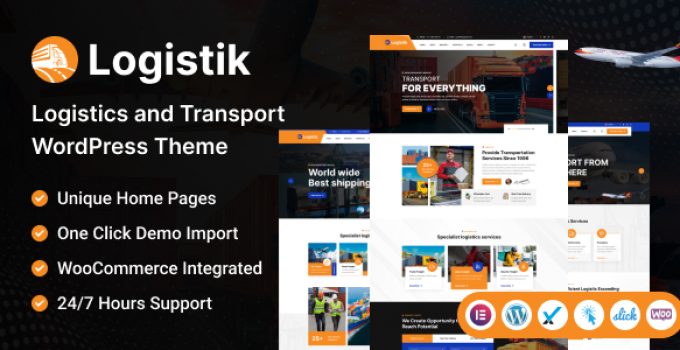 Logistik – Transport & Logistics WordPress Theme