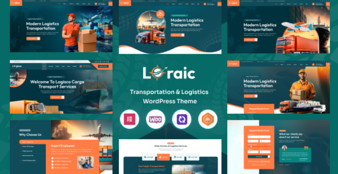 Loraic – Transportation & Logistics WordPress Theme