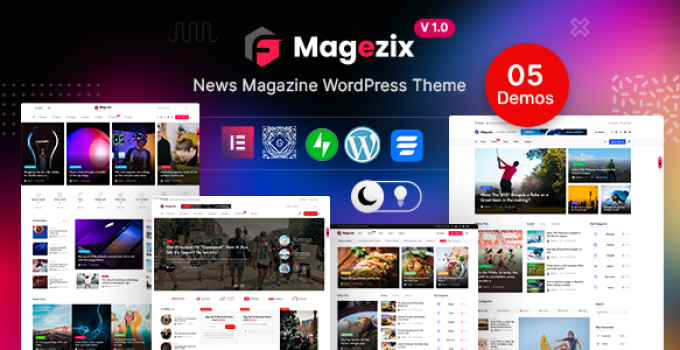 Magezix – Newspaper & Magazine WordPress Theme