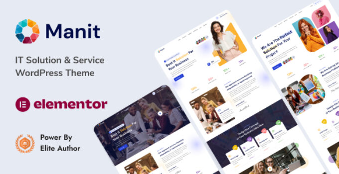 Manit – IT Solutions & Technology WordPress Theme
