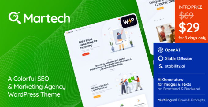 MarTech – Marketing Agency WordPress Theme