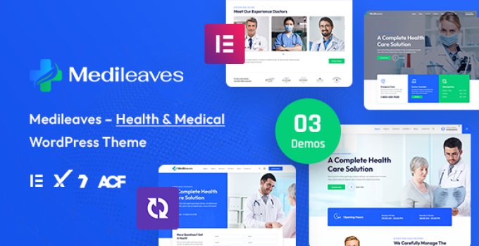 Medileaves – Health & Medical Elementor WordPress Theme