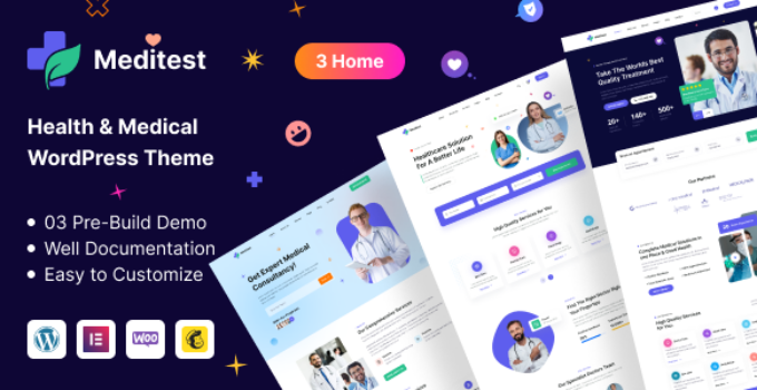 Meditest – Health & Medical WordPress Theme