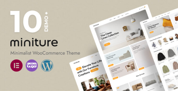 Miniture – Minimalist WooCommerce Theme