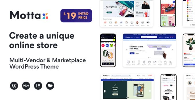 Motta – Multi-Vendor and Marketplace WordPress Theme