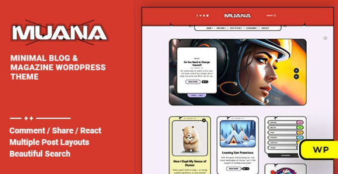 Muana – Blog & Magazine WordPress Theme