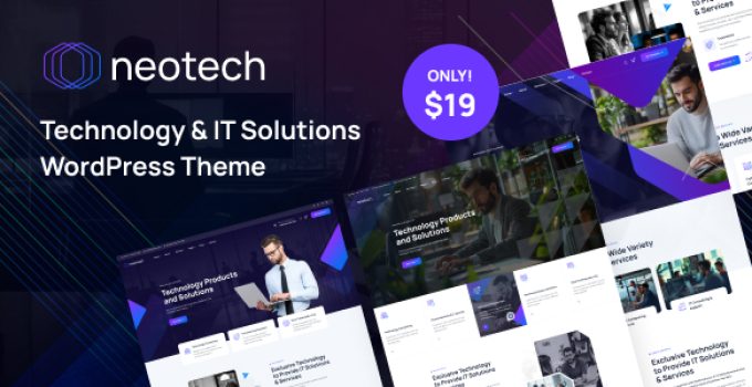 Neotech – Technology & IT Solutions WordPress Theme