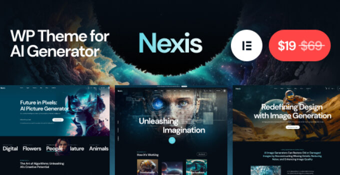 Nexis – AI Agency & Startup WordPress Theme