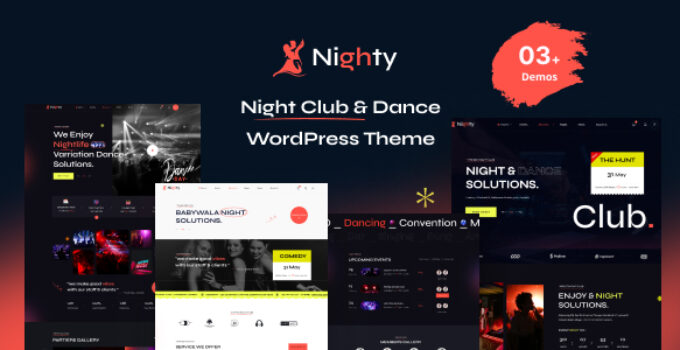 Nighty – Night Club WordPress Theme