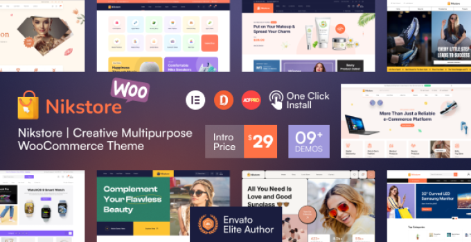 Nikstore Creative Multipurpose WooCommerce Theme