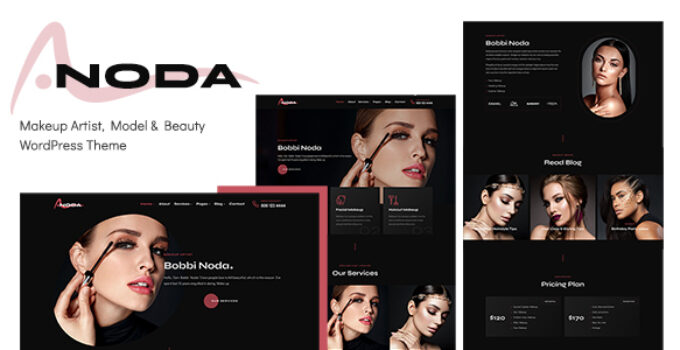 Noda – Makeup Artist WordPress Theme