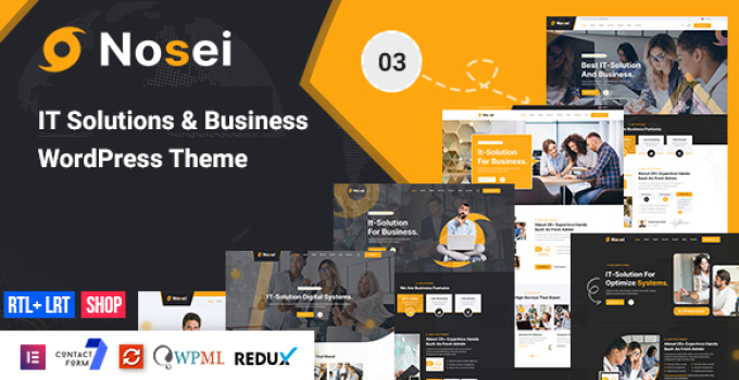Nosei – IT Solutions & Business WordPress Theme