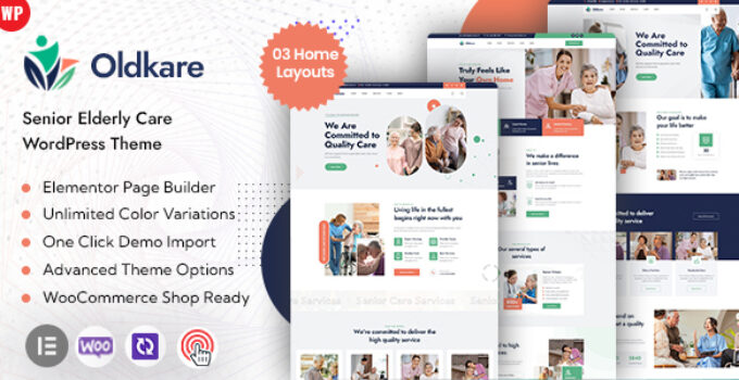 Oldkare – Senior Elderly Care WordPress Theme