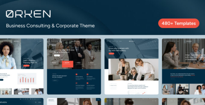 Orken – Consulting and Corporate WordPress Theme