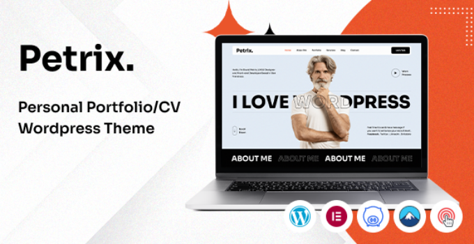 Petrix – Personal Portfolio WordPress Theme