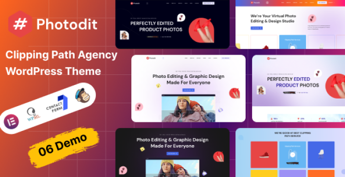 Photodit – Clipping Path Agency WordPress Theme