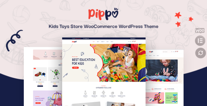Pippo – Kids Toys Store WooCommerce WordPress Theme