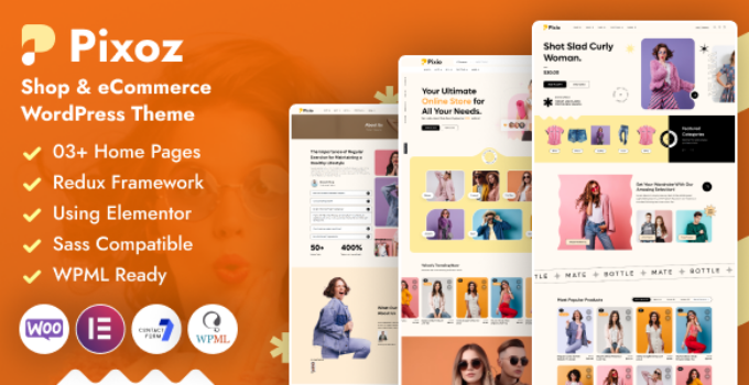 Pixoz – Fashion Shop & eCommerce WordPress Theme