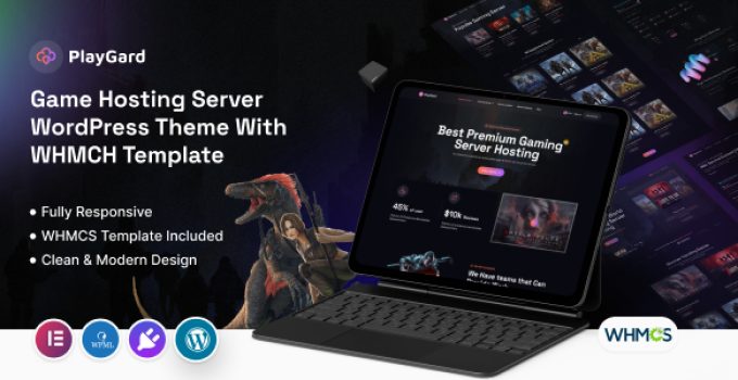 Playgard – Game Hosting Server with WHMCS WordPress Theme