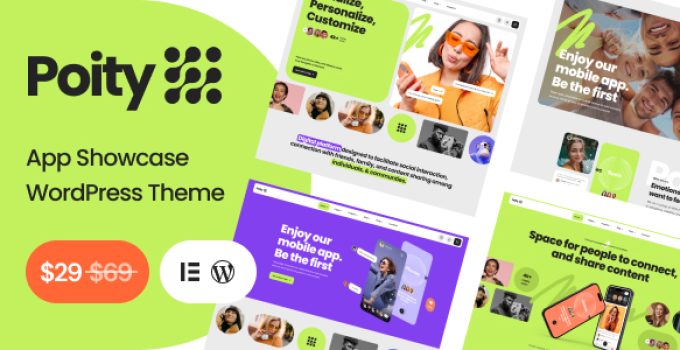 Poity – Technology & App Showcase WordPress Theme