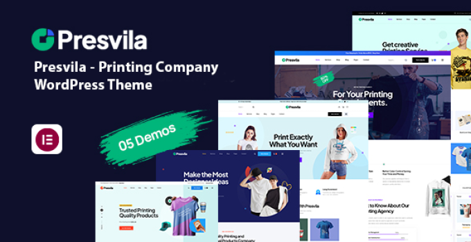 Presvila – Printing Company WordPress Theme