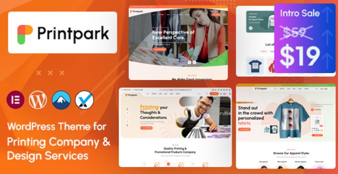 PrintPark – Printing Company & Design Services WordPress Theme