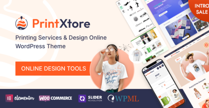 PrintXtore – Printing Services & Design Online WordPress WooCommerce Theme