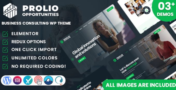 Prolio – Business Consulting WordPress Theme