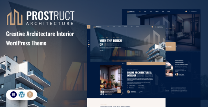 Prostruct – Architecture and Interior Design WordPress Theme