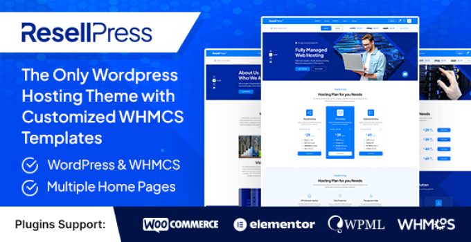 ResellPress – Hosting WordPress & WHMCS Theme