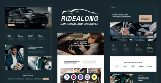 Ridealong – Car Rental and Limousine WordPress Theme