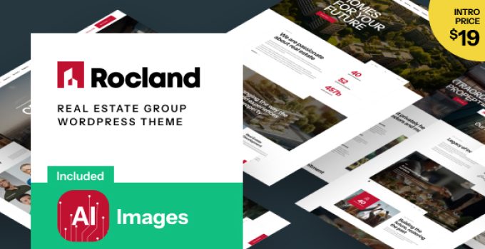 Rocland – Real Estate Group WordPress Theme