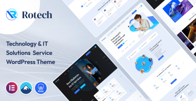 Rotech – Technology & IT Solutions WordPress Theme