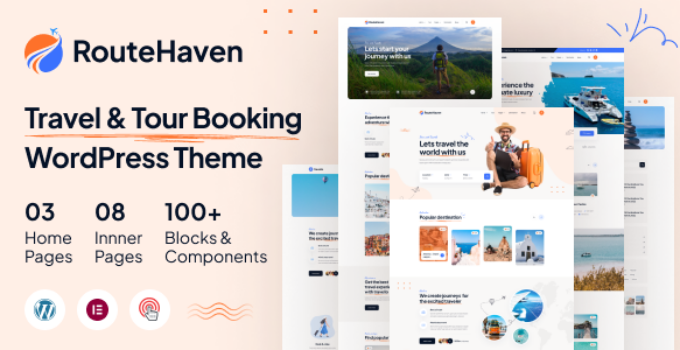 RouteHaven – Travel & Tour Booking WordPress Theme