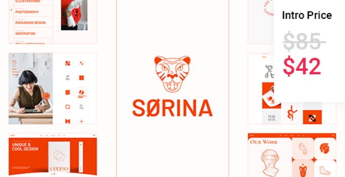 Sørina – Creative Portfolio Theme