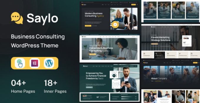 Saylo – Business Consulting WordPress Theme