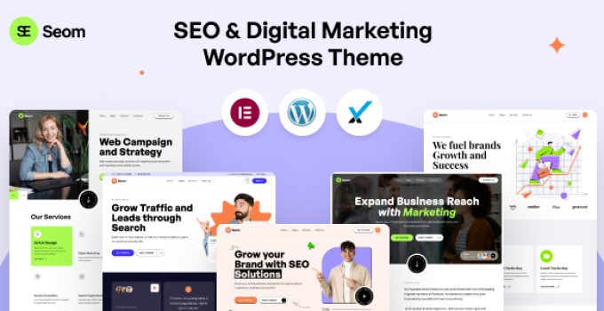 Seom – SEO & digital marketing WordPress Theme
