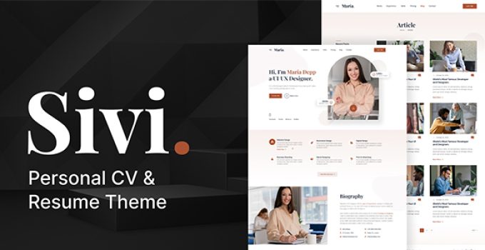 Sivi – Personal CV/Resume Theme