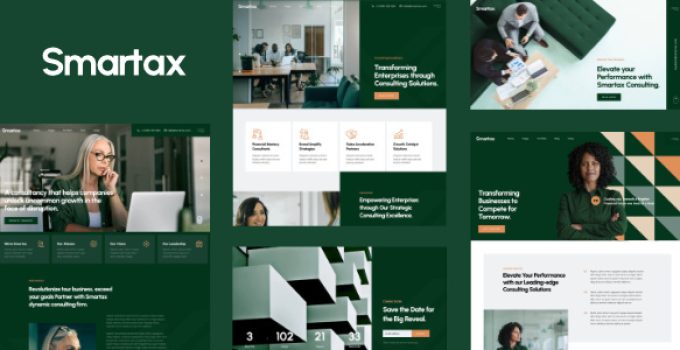 Smartax – Business Consulting WordPress Theme