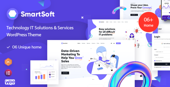 SmartSoft – Technology IT Solutions & Services WordPress Theme