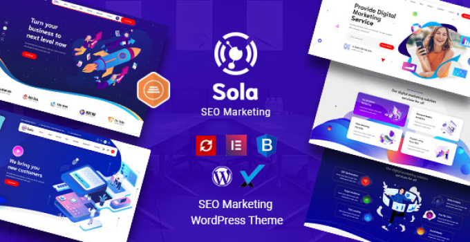 Sola – SEO Marketing WordPress Theme