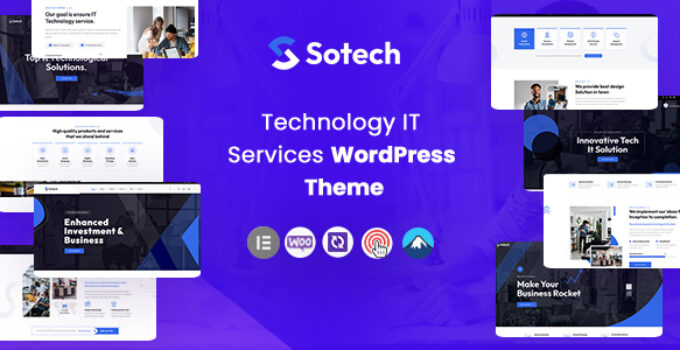 Sotech – IT & Technology Business Consulting? WordPress Theme