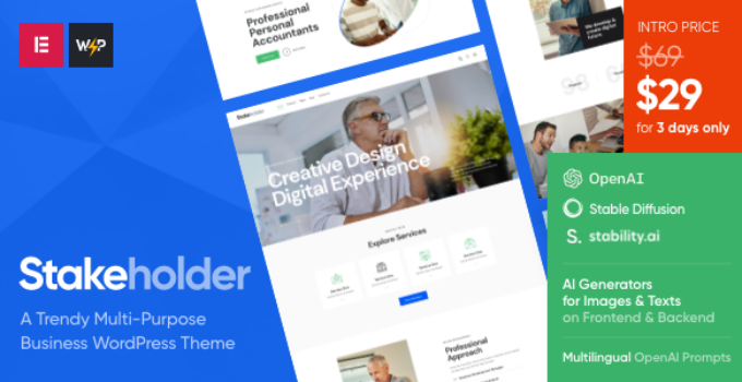 Stakeholder – Business WordPress Theme