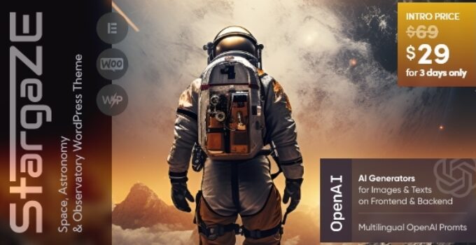 Stargaze – Space, Astronomy and Observatory WordPress Theme