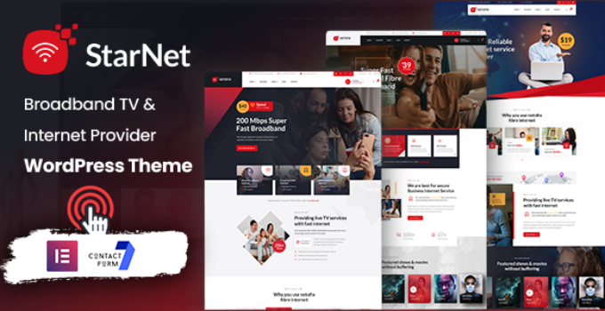 StarNet – Internet Provider WordPress Theme