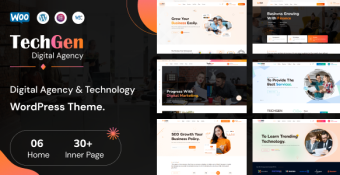 TechGen – Digital Agency & Technology WordPress Theme