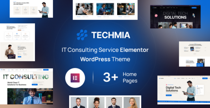 Techmia – IT Consulting Service Elementor WordPress Theme