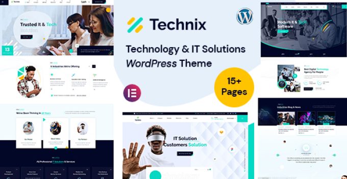 Technix – Technology & IT Solutions WordPress Theme