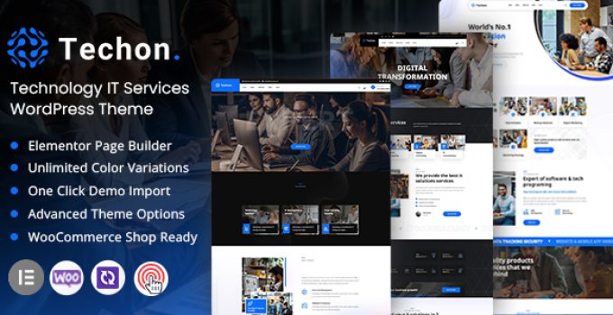 Techon – Technology IT Services WordPress Theme