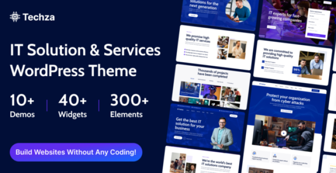 Techza – IT Solutions & Technology WordPress Theme